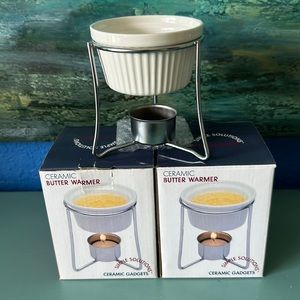 COPY - NWT  2 Simple Solutions Ceramic Butter Warmer